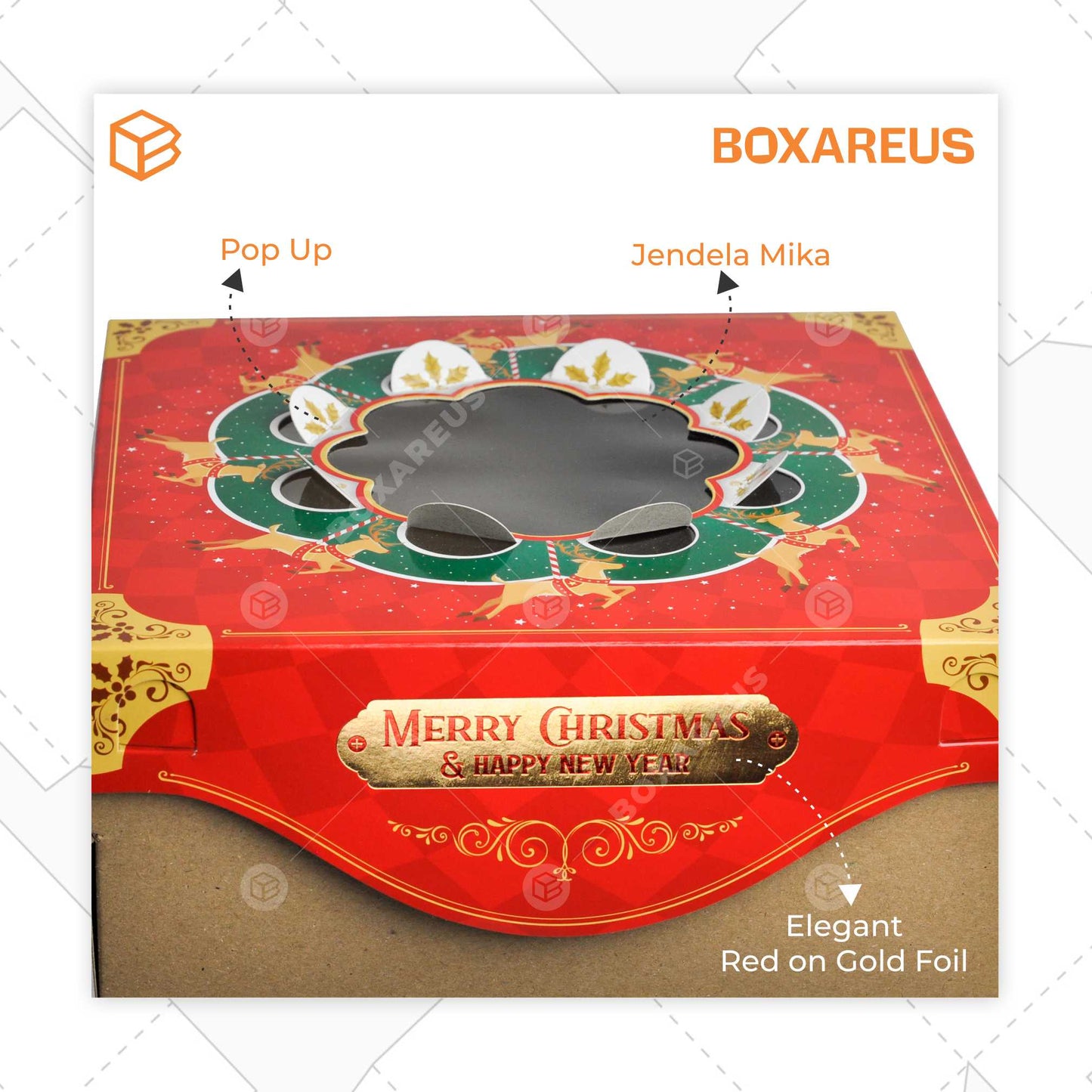 Cake Box - CB2210 Natal (10 Pc)