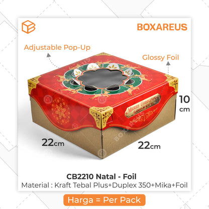 Cake Box - CB2210 Natal (10 Pc)