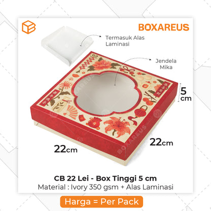 Cake Box - CB 22 Lei T5/8/12 cm Mika Polos (10 Pc)