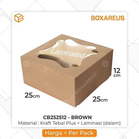 Cake Box - CB252512 Laminasi (10 Pc)