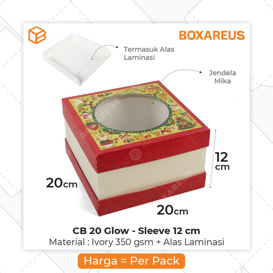 Cake Box - CB 20 Glow Mika Polos (10 Pc)