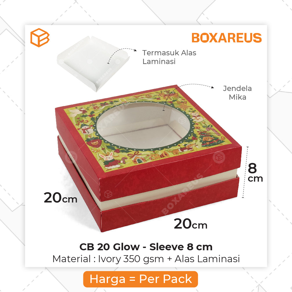 Cake Box - CB 20 Glow Mika Polos (10 Pc)