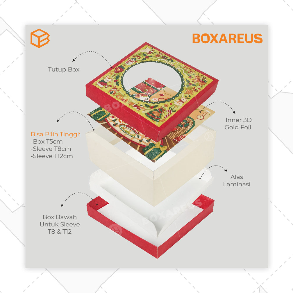 Cake Box - CB 25 GLOW (10 Pc)