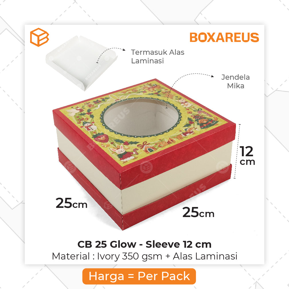 Cake Box - CB 25 Glow Mika Polos (10 Pc)