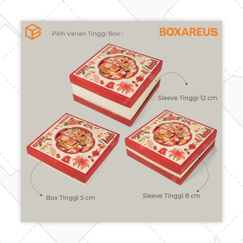 Cake Box - CB 25 Lei T5/8/12 cm Inner Foil (10 Pc)