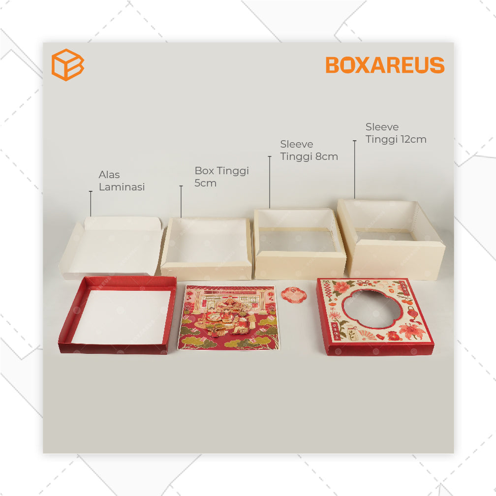 Cake Box - CB 25 Lei T5/8/12 cm Inner Foil (10 Pc)