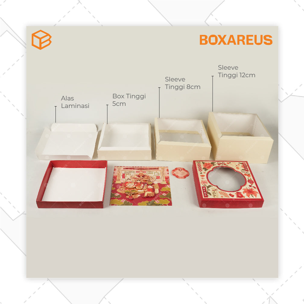 Cake Box - CB 22 Lei T5/8/12 cm Inner Foil (10 Pc)