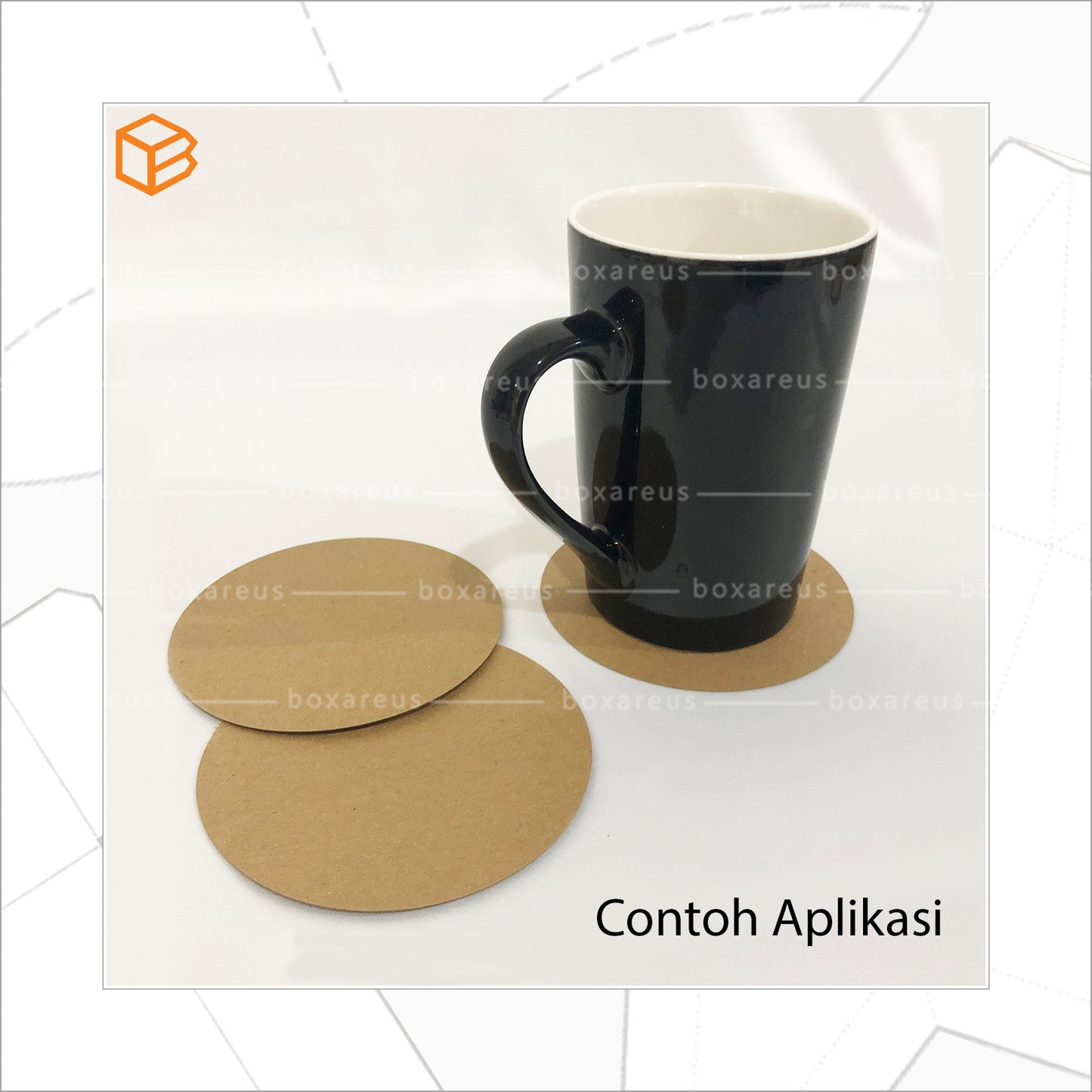 Coaster Karton / Tatakan Gelas (125 Pc)