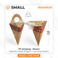 Snack Box / Box Kentang - FP Kentang Brown Small (50 Pc)