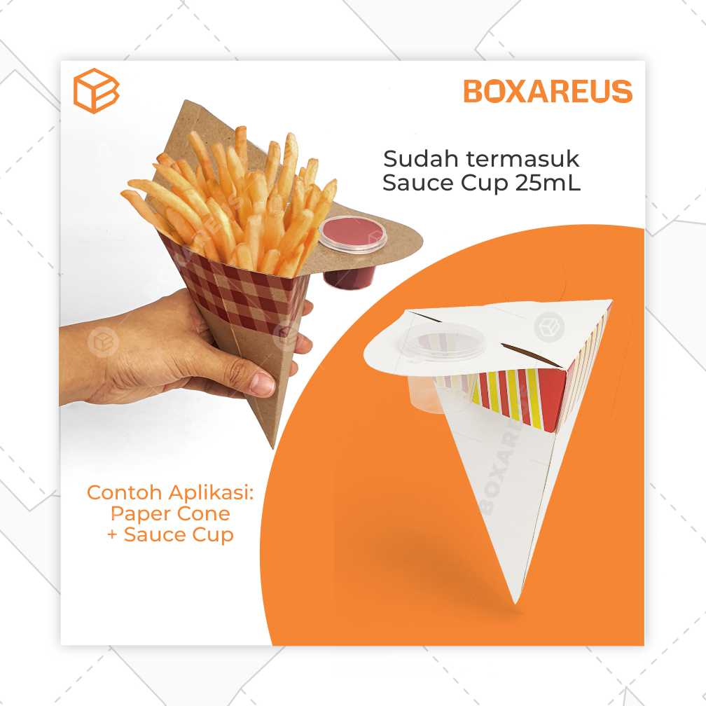 Snack Box - FP Kentang White Small (50 Pc)