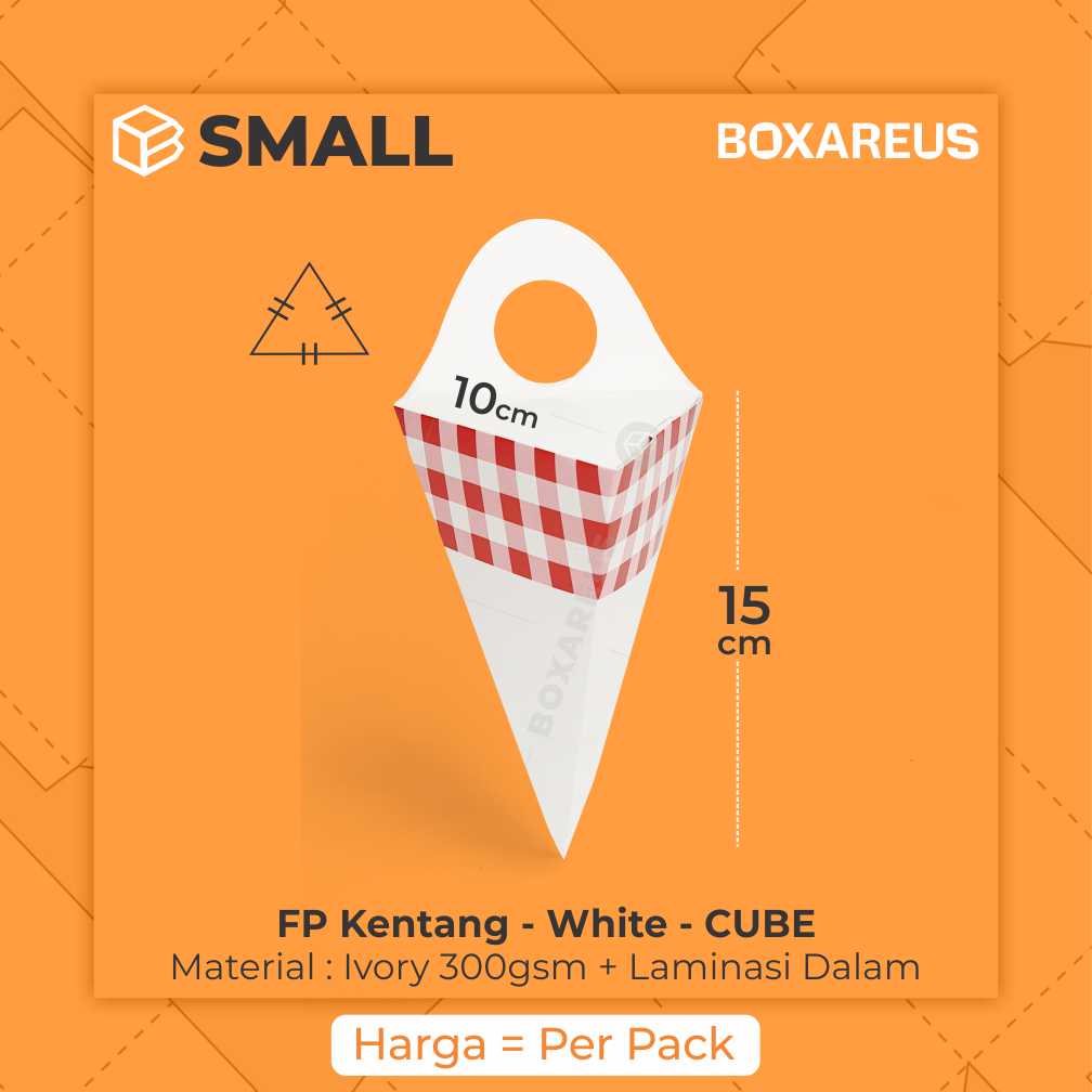 Snack Box - FP Kentang White Small (50 Pc)
