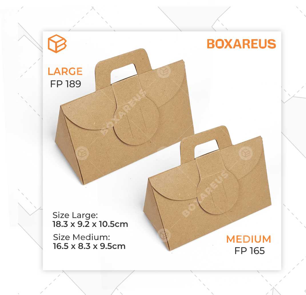 Rice Box - FP 189 - Brown (50pcs)