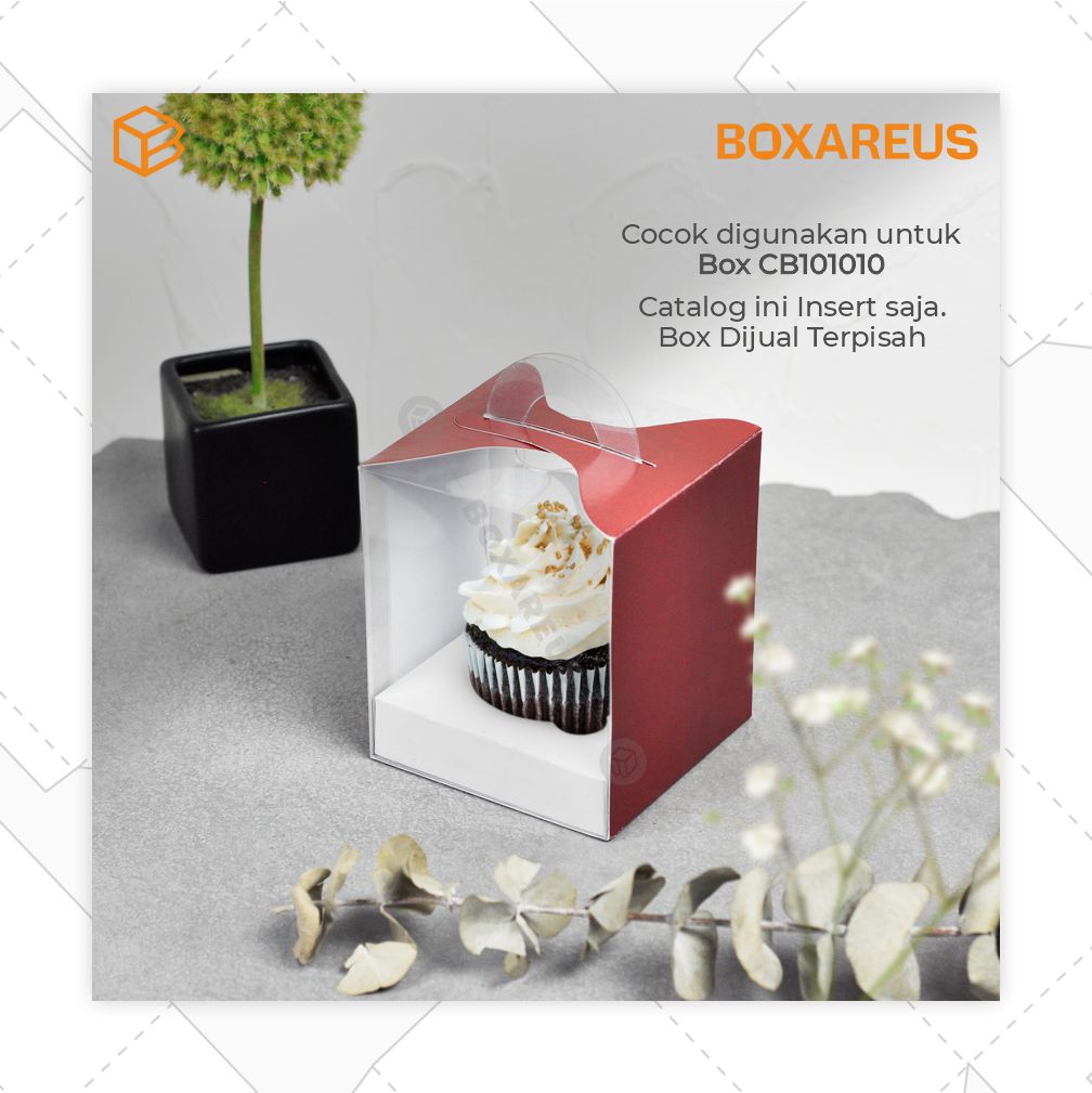 Insert CupCake Lubang 1 - CB101010 (50Pcs)