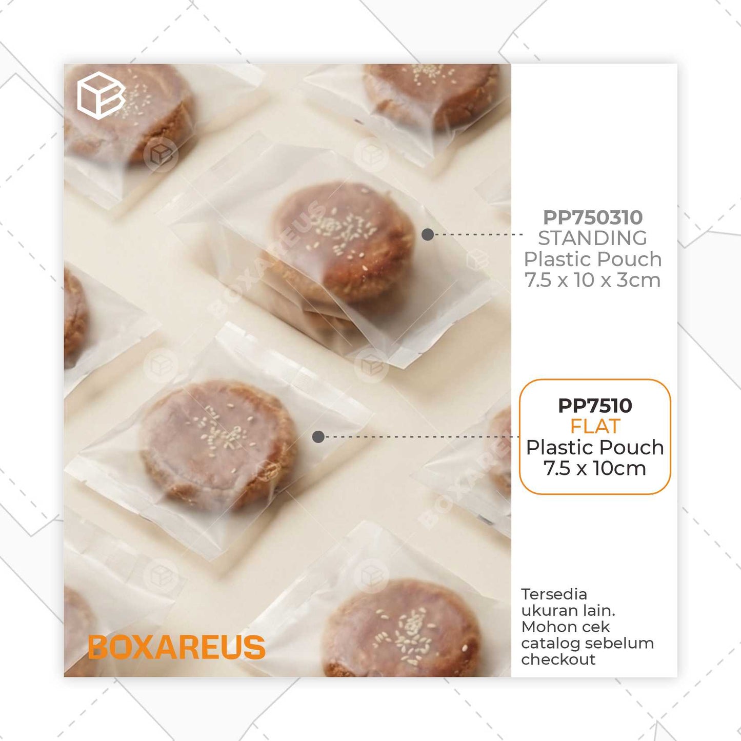 Pouch Plastik Flat - PP7510 (100 Pc)