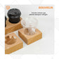 Alas/Tatakan - FP Cup Holder Lubang 1 (50 Pc)