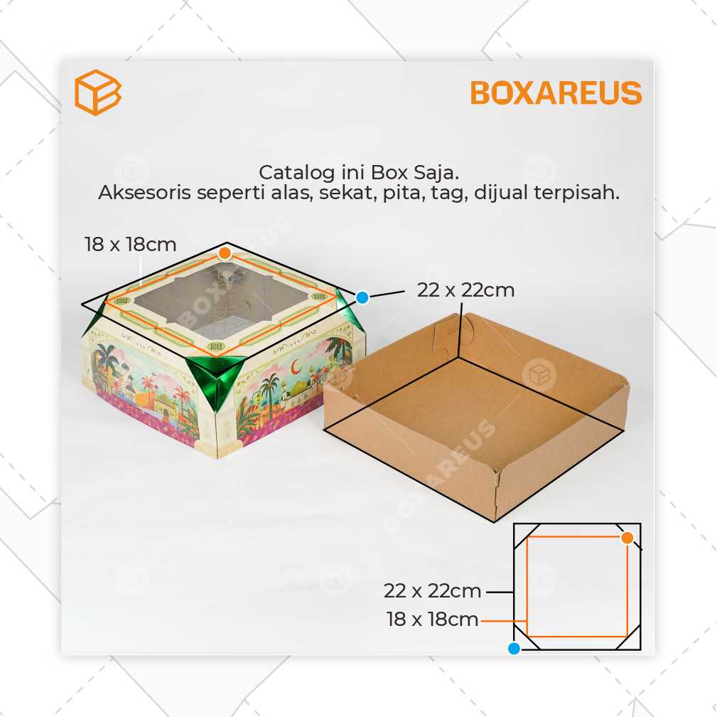 Cake Box - CB Concave IF (10 Pc)