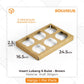 Insert Cup Cake Box - Lubang 6 Bulat (20 Pc)