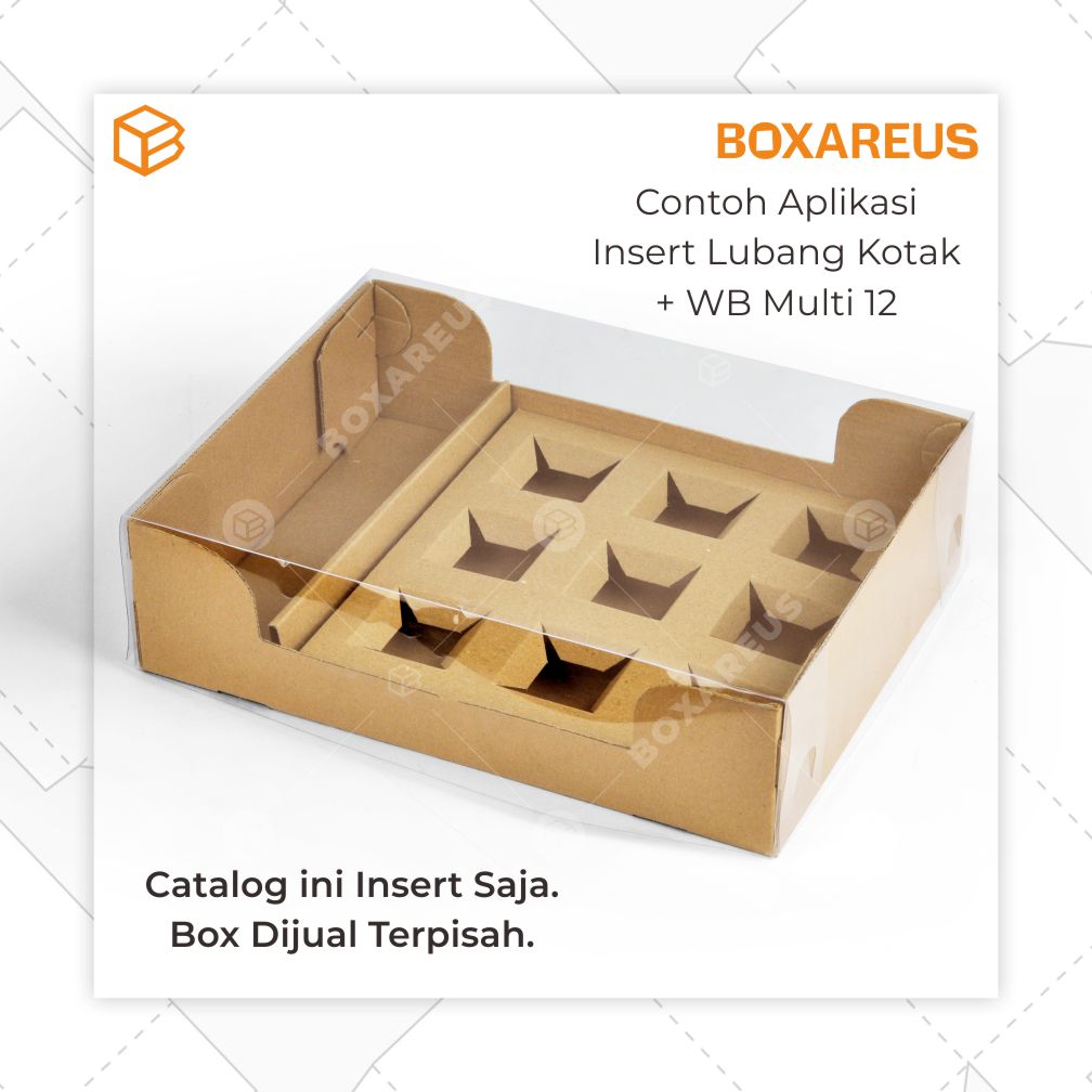 Insert Lubang 9 Cupcake / Muffin - INS CUP 9 (20 Pc)