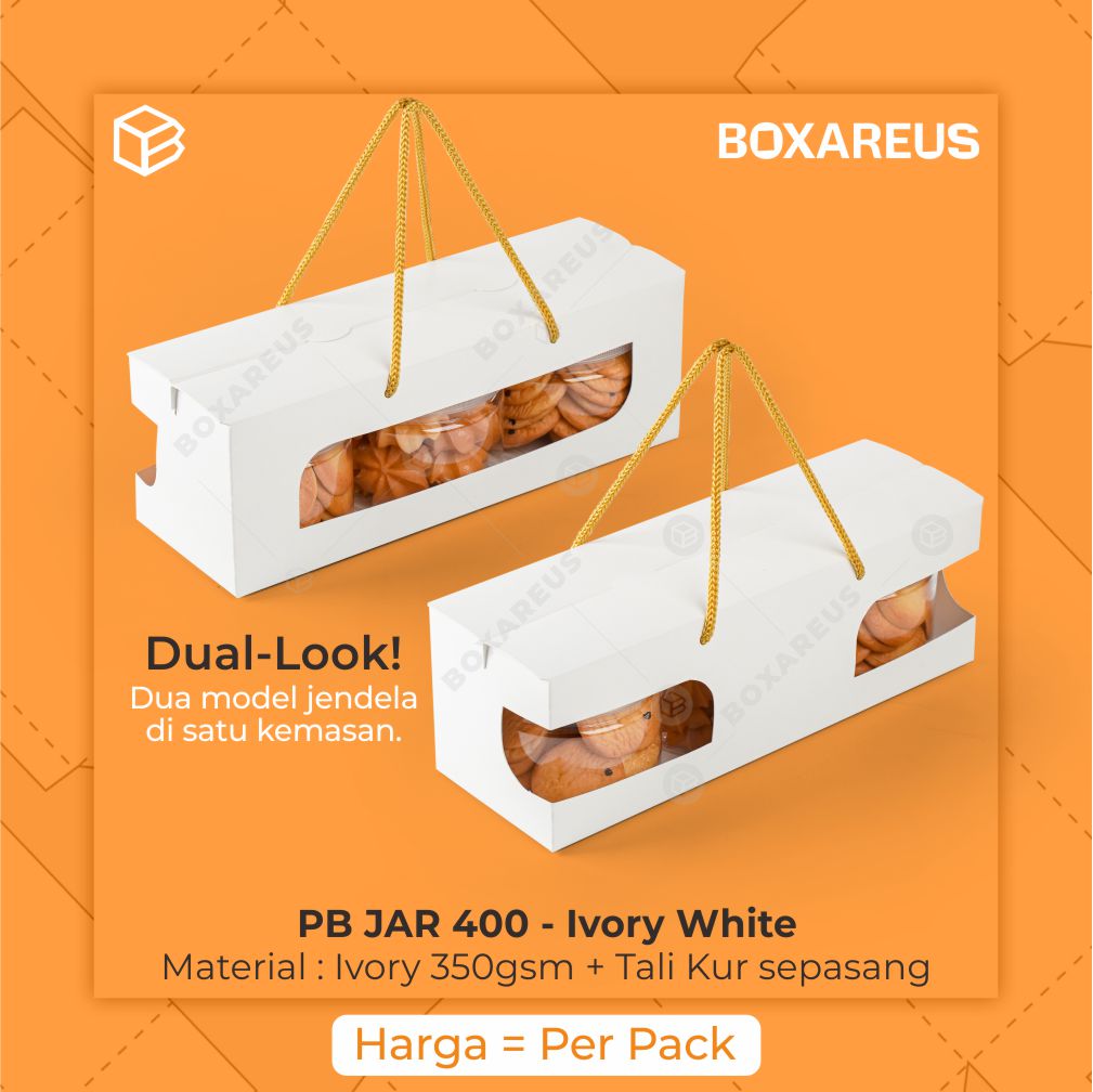 Toples Jar Box - PB Jar 400 (10 pc)