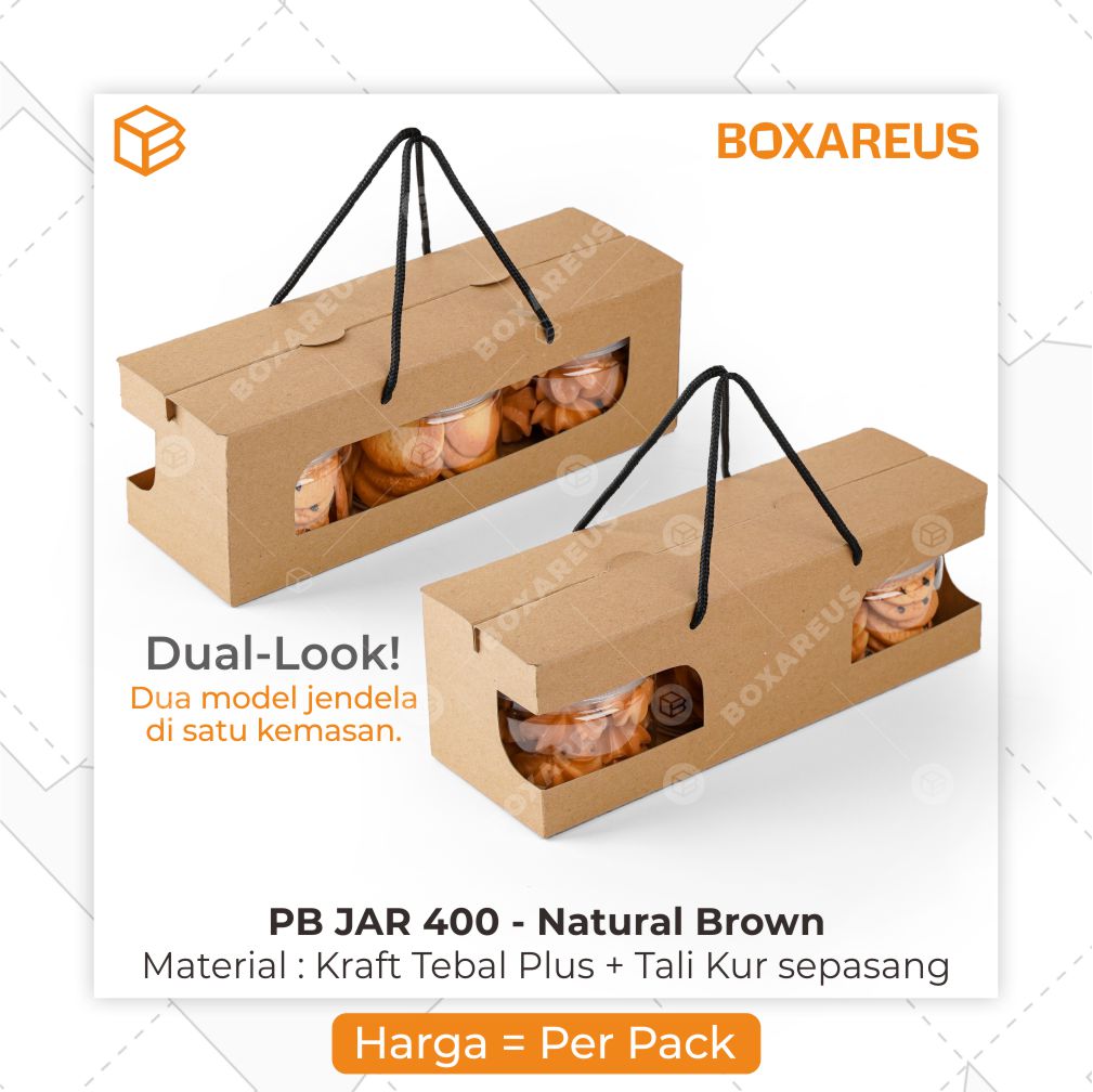 Toples Jar Box - PB Jar 400 (10 pc)