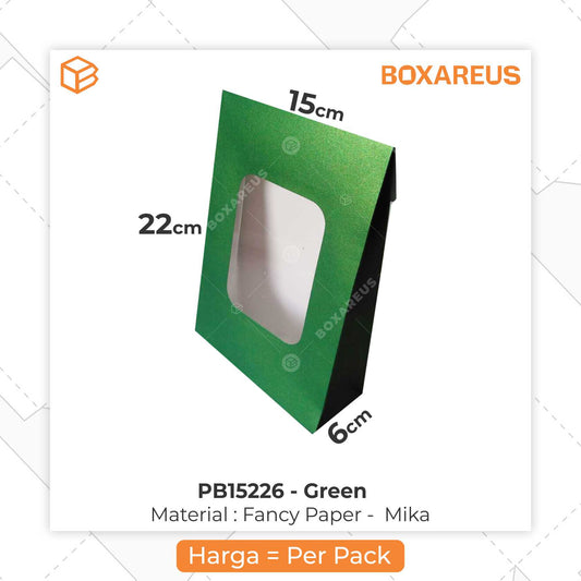 Paper bag - PB15226 Green (20 Pc)