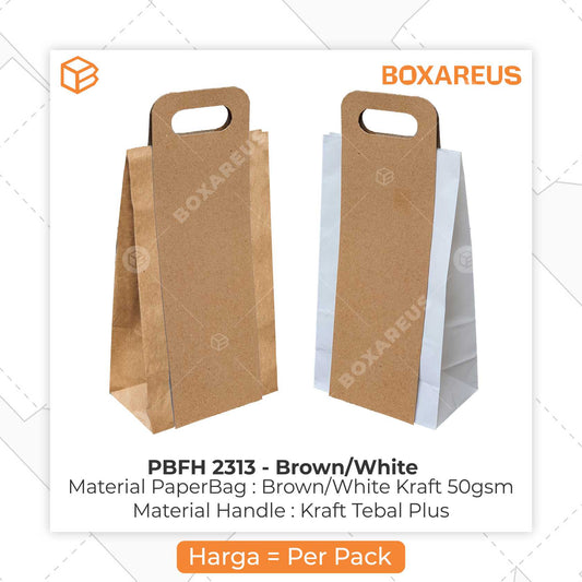 Paper Bag - PBFH2313 White (50 Pc)