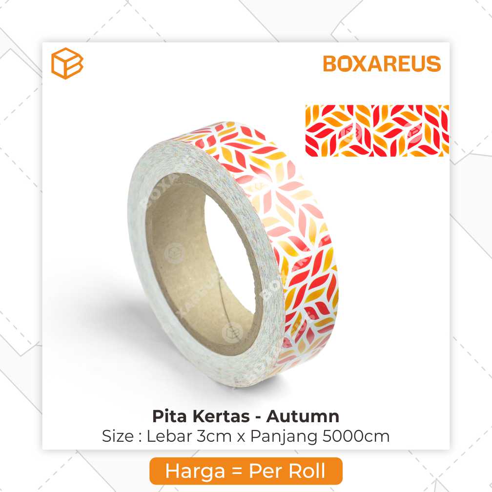 Pita Roll Kertas Motif || 3x5000cm