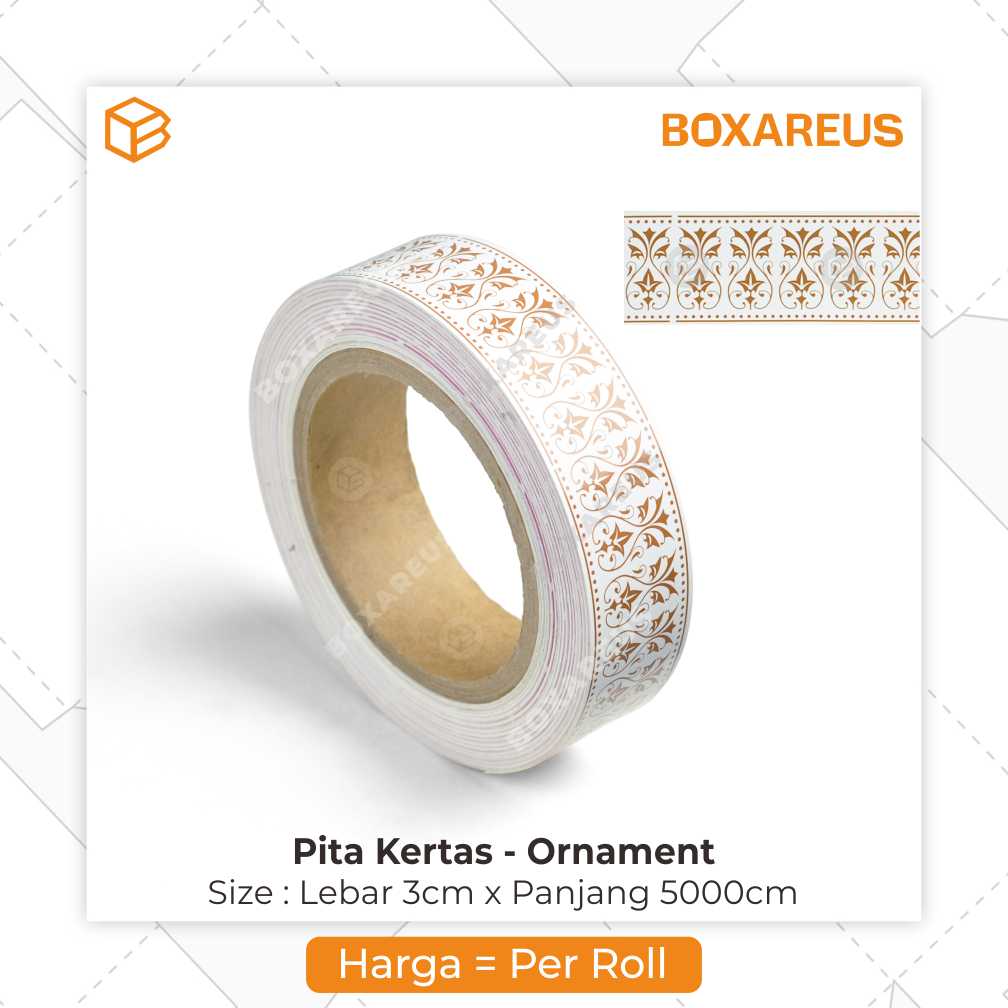 Pita Roll Kertas Motif || 3x5000cm