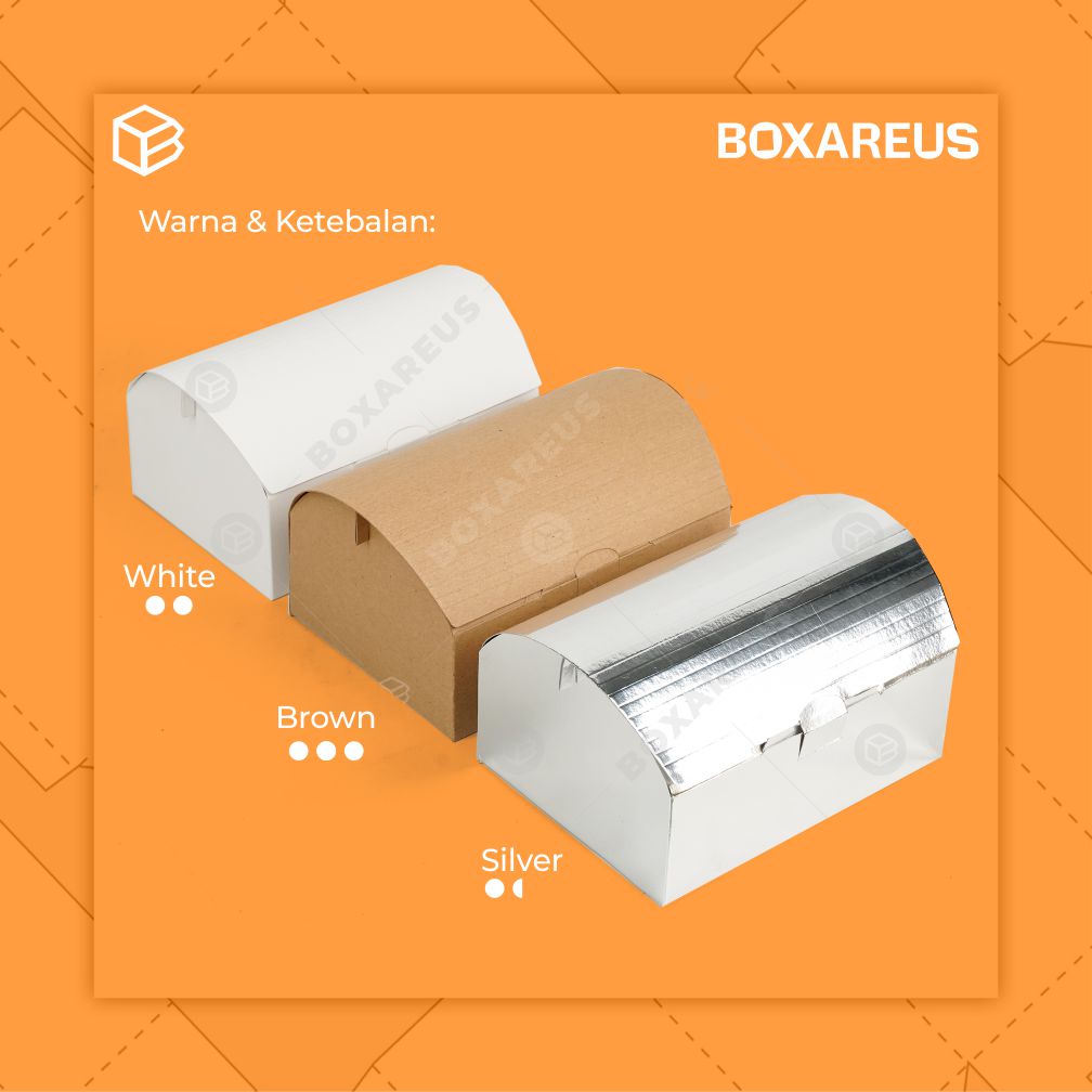 Cake Box - HB Curve Top (10 Pc)