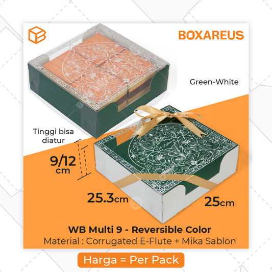 Pudding / Cup Cake Box - WB Multi 9 Eid (5 Pc)