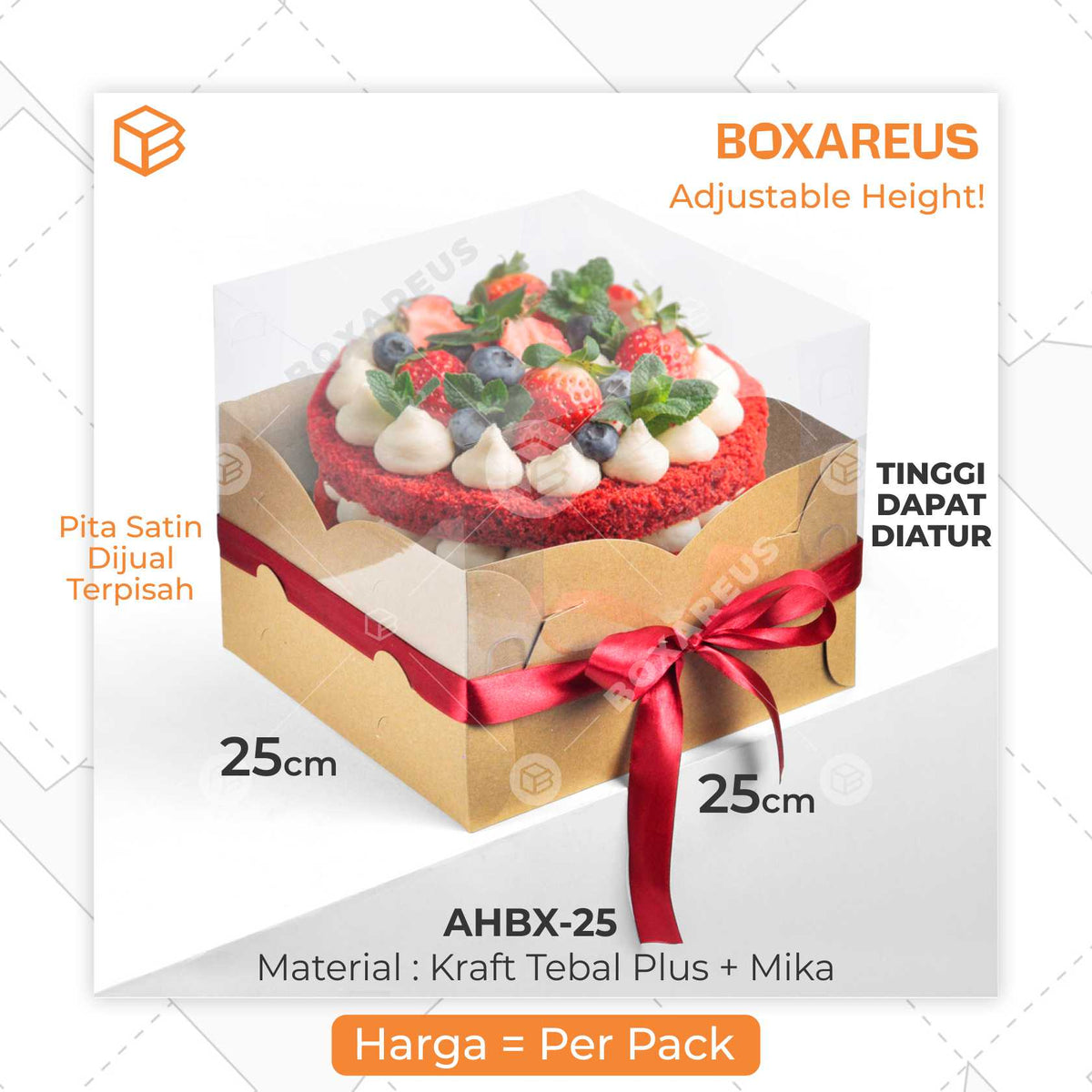 Variable Height Box Adjustable Height Box - AHBX 25 (5 pcs) – Box Are Us