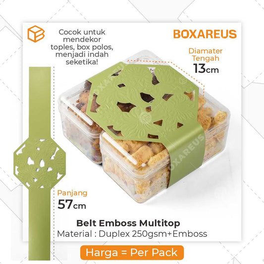 Paper Belt - Belt Multitop (30 Pc) - Green Shell