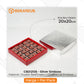 Cake Box/ Nastar Box - CB212135 Emboss Natal (10 Pc)