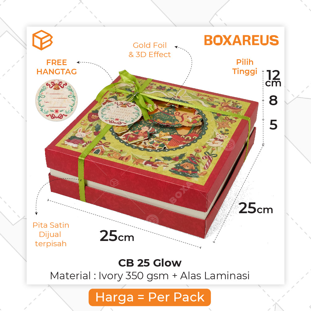 Cake Box - CB 25 GLOW (10 Pc)
