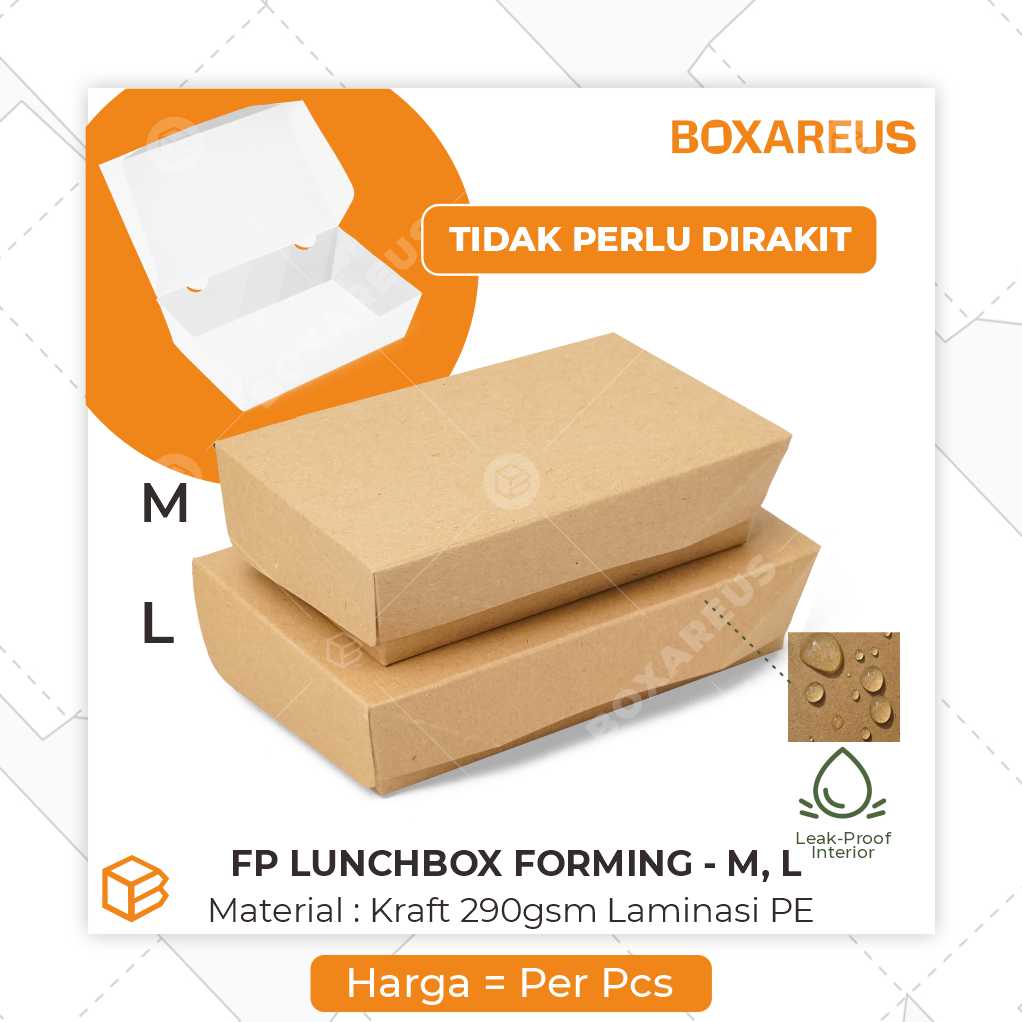 Lunchbox - FP Lunch Box Forming (50 Pcs)