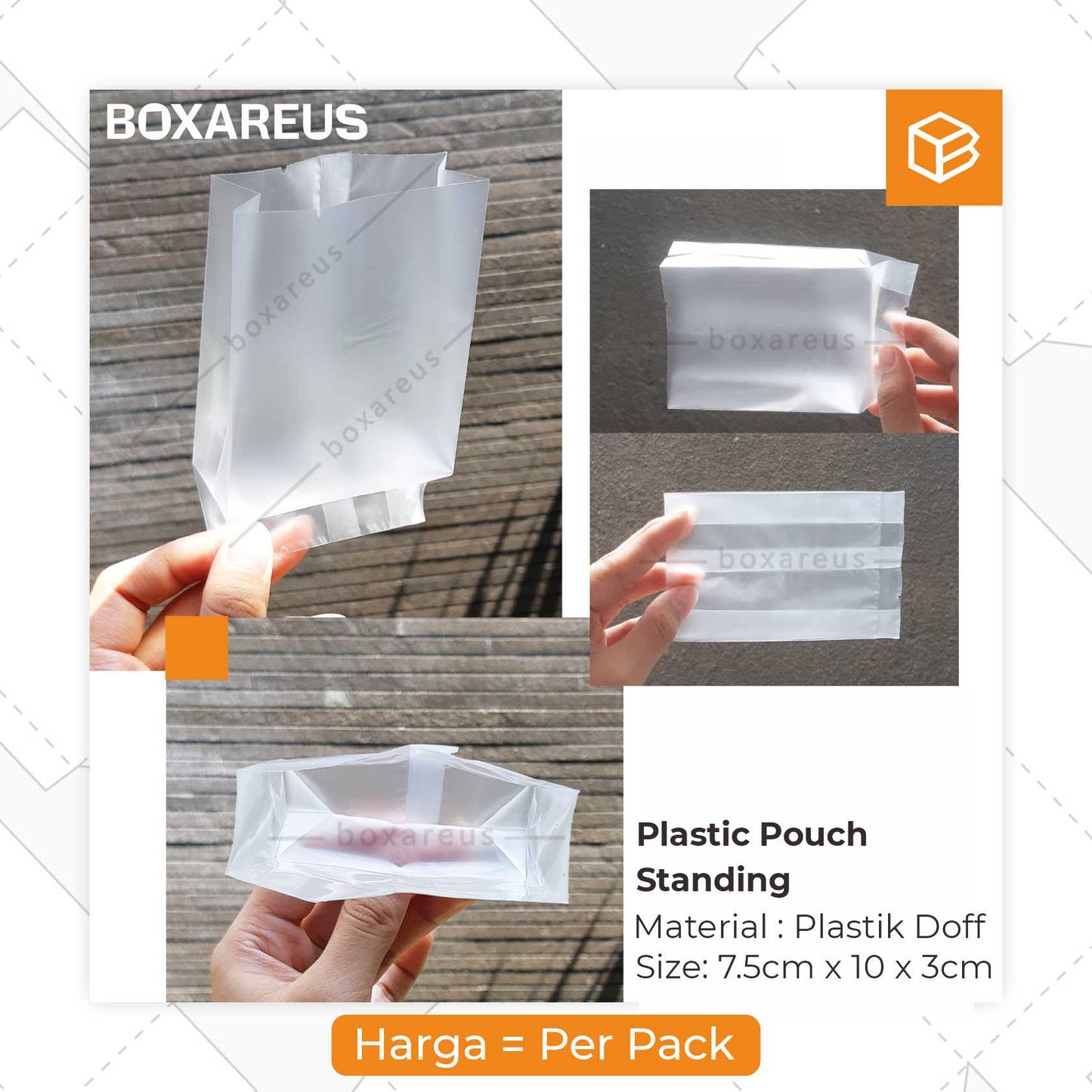 Pouch Plastik Standing - PP750310 (100 Pc)