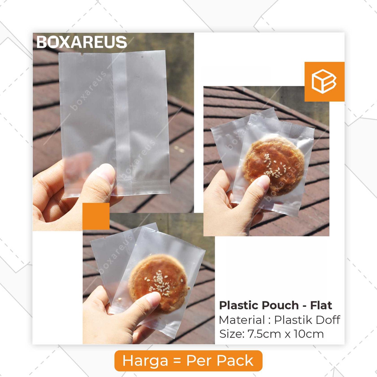 Pouch Plastik Flat - PP7510 (100 Pc)