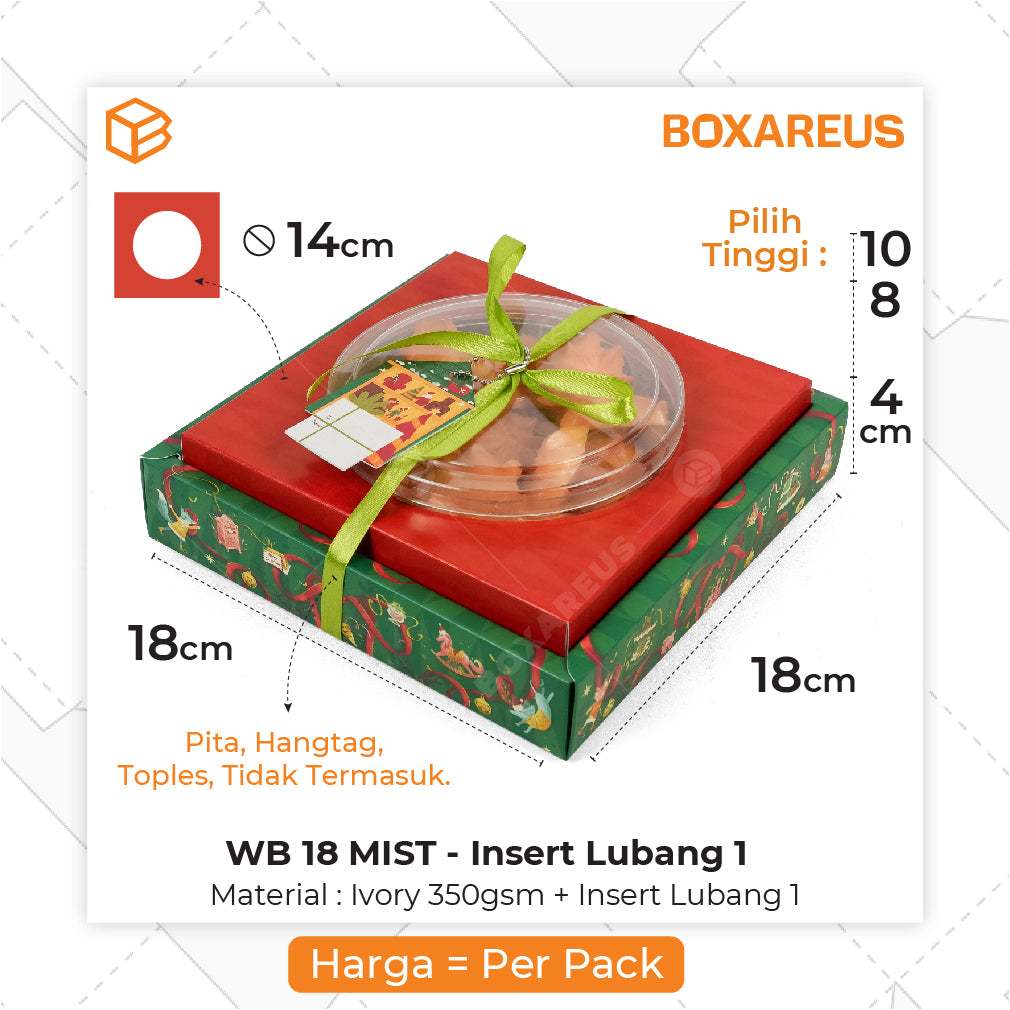 Cake Box - WB 18 Mist Libang 1 (10 Pc)