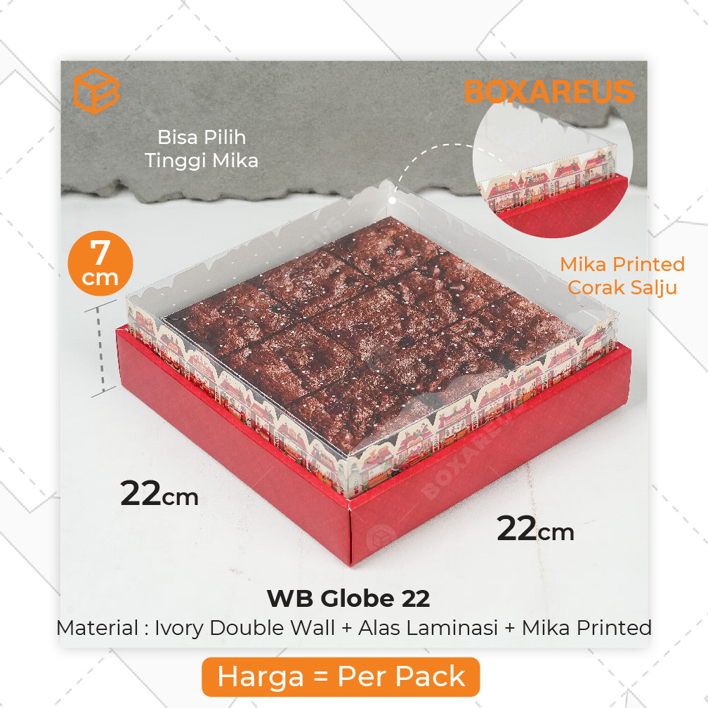 Cake Box - WB Globe 22 Natal (10 Pc)