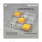 Plastik Tray Puding - PTP Kotak Sekat (50 Pc)