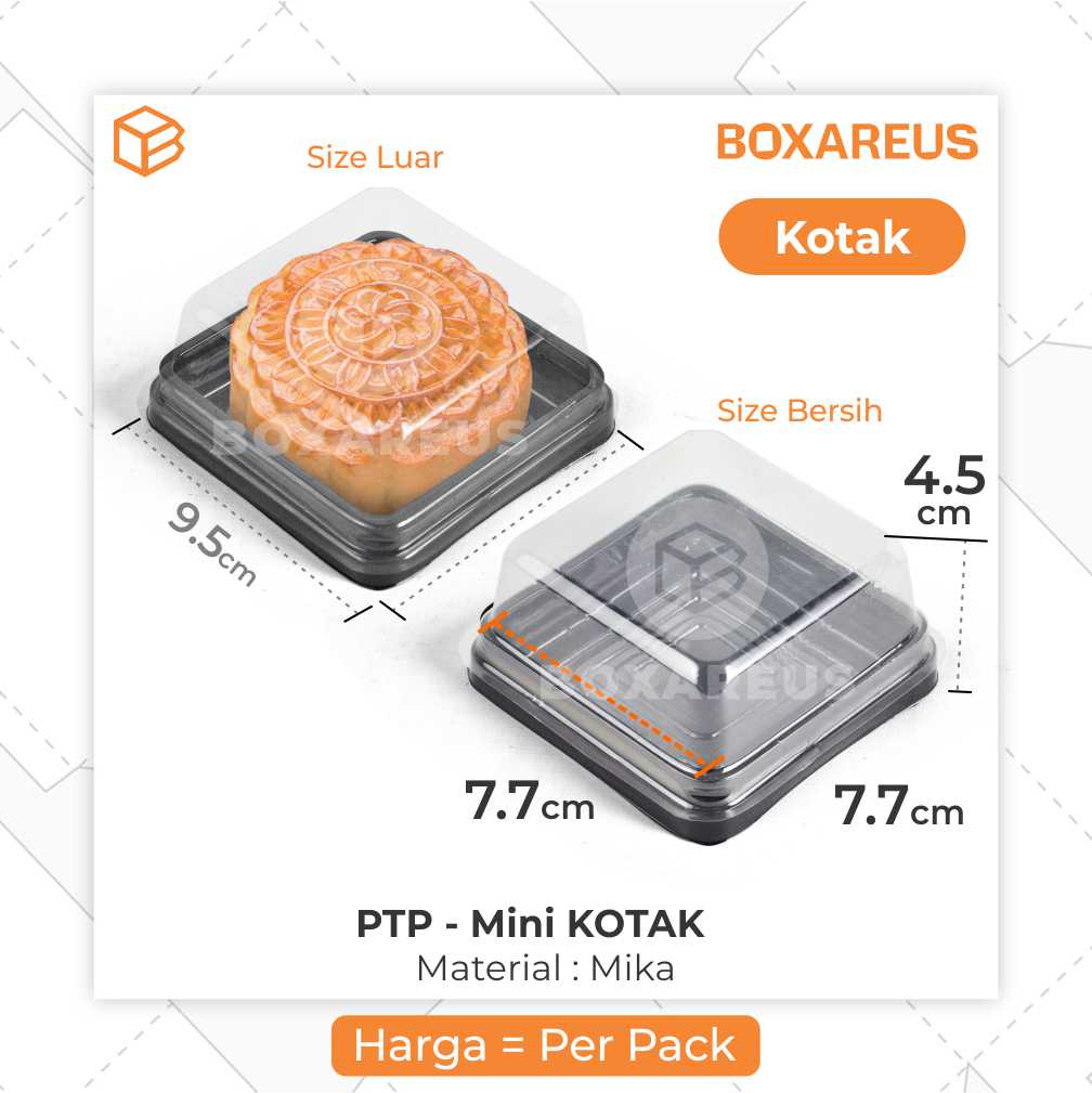 Plastik Tray Puding - PTP Mini (50 Pc)