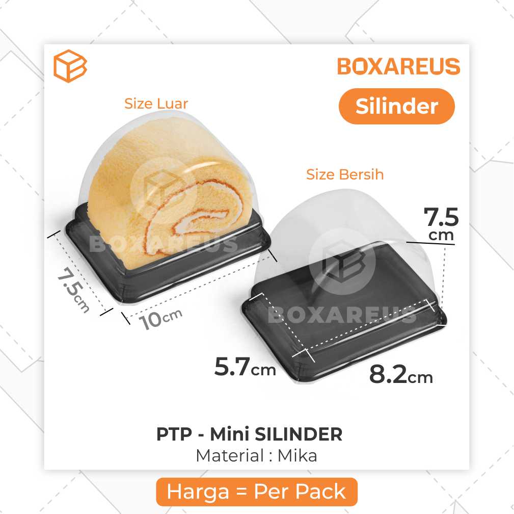 Plastik Tray Puding - PTP Mini (50 Pc)