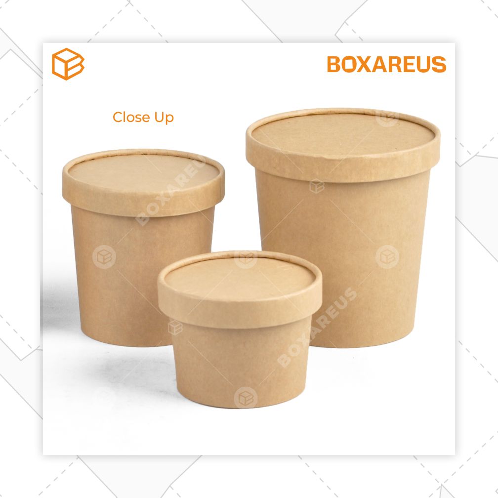 Ice Cream/Soup Cup - Paper Bowl (25 Pc)