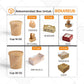 Ice Cream/Soup Cup - Paper Bowl (25 Pc)