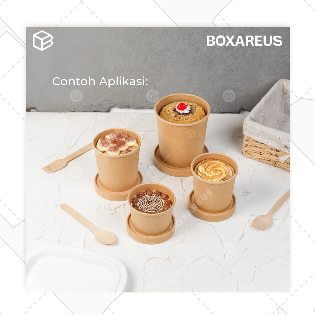 Ice Cream/Soup Cup - Paper Bowl (25 Pc)
