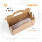 Roll Cake Box - RC220875 Brown + Tray (20 Pc)