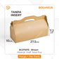 Roll Cake Box - RC271075 Brown Box Only (10 Pc)