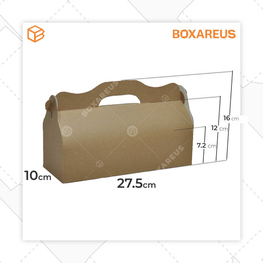 Roll Cake Box - RC271075 Brown Box Only (10 Pc)