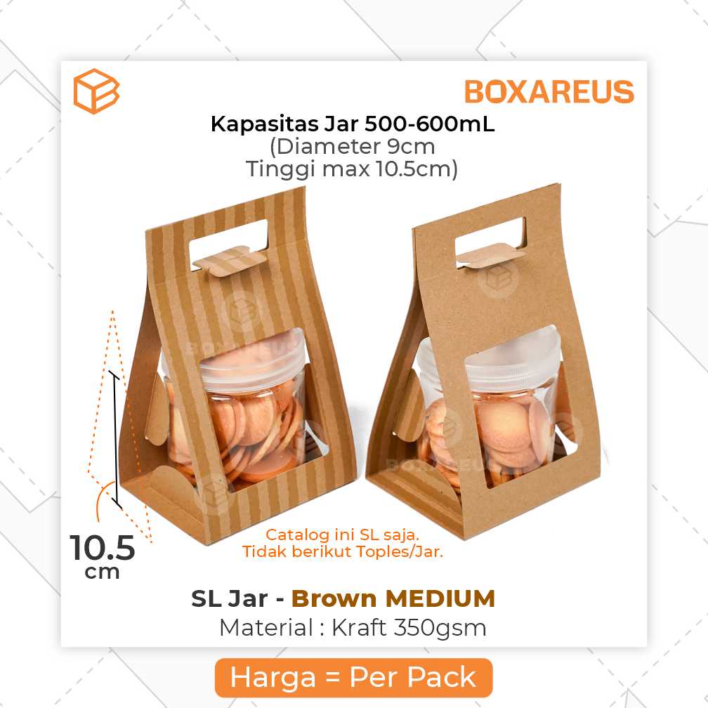Toples Jar Box - SL Jar (50 Pc)