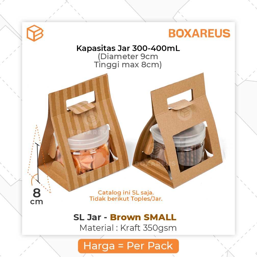 Toples Jar Box - SL Jar (50 Pc)